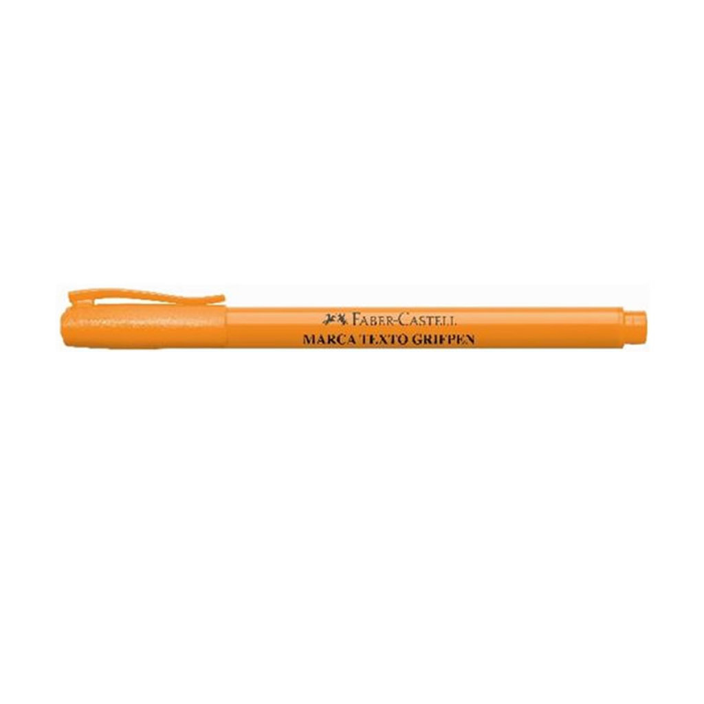 Caneta Marca Texto Laranja Caixa com 12 Unidades Grifpen - Faber Castell - MT/LAZF