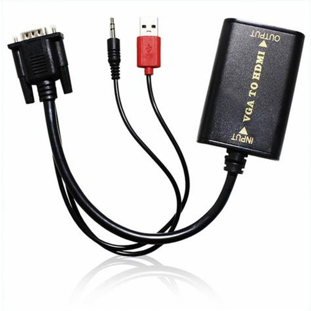 Conversor VGA + Áudio para HDMI Femêa F3 - 607