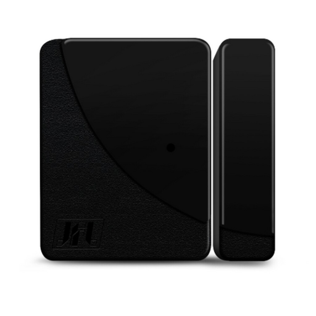Sensor de Alarme Porta e Janela 433,92Mhz HOPPING CODE JFL - SHC-FIT BLACK