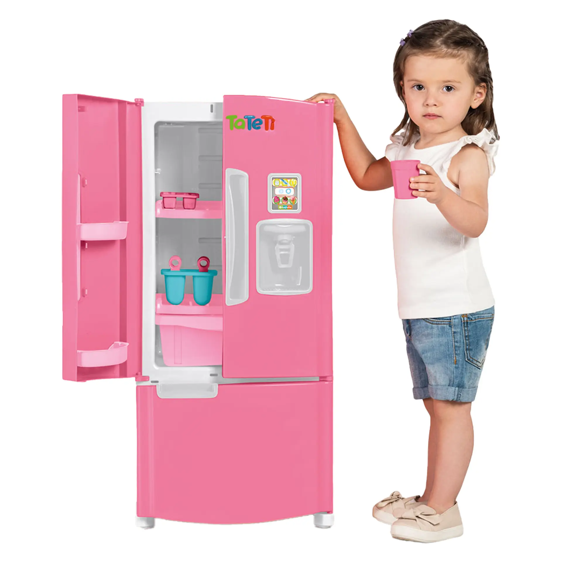 Geladeira infantil Frost Fun Candy Tateti - Rosa