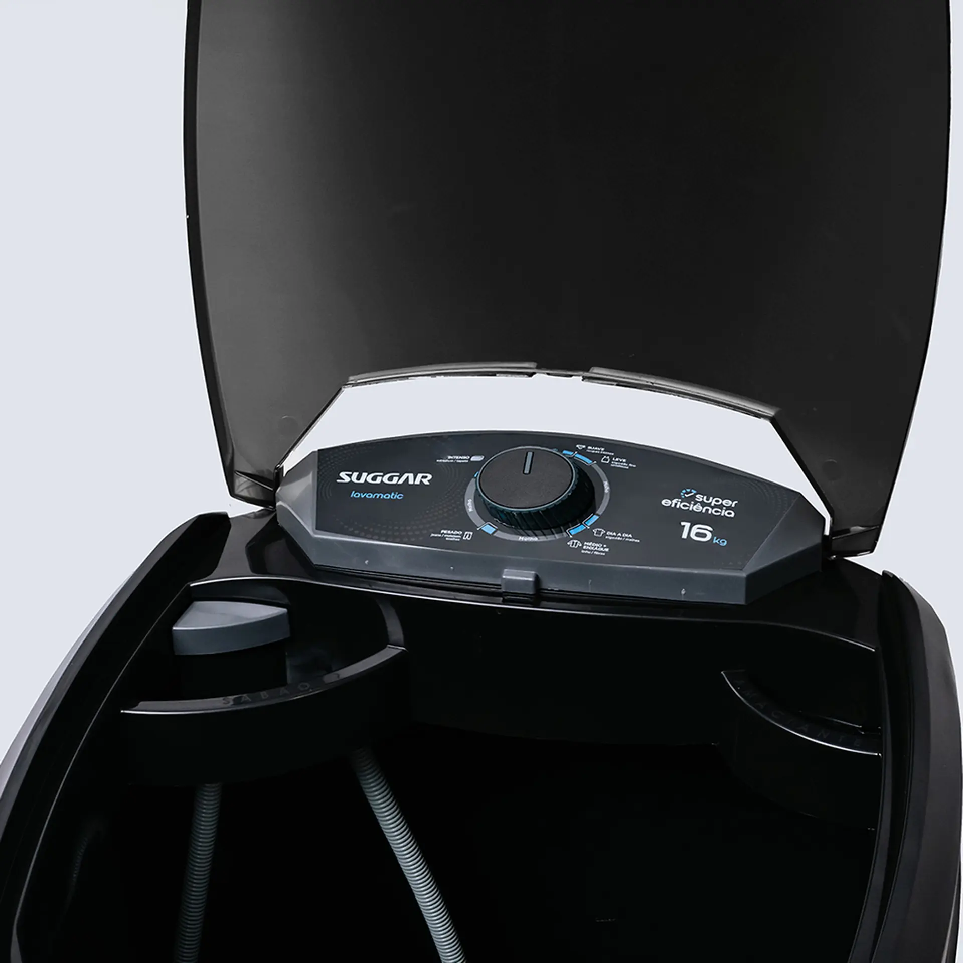Tanquinho Suggar 16kg Lavamatic LC162 - Preto - 110 Volts