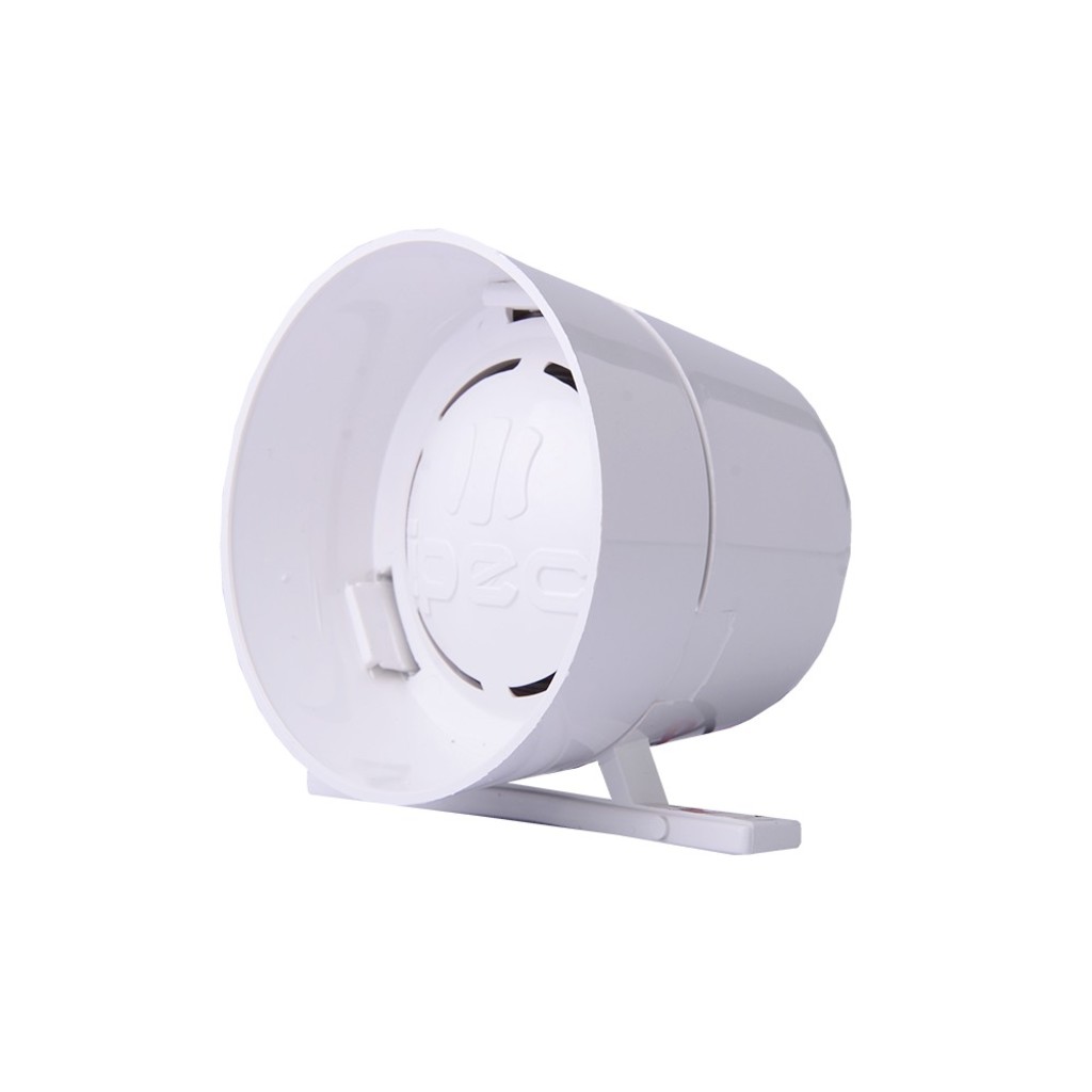 Sirene Compacta de Alta Potência 116dB 12 Volts - 1 Tom Ipec - Branco