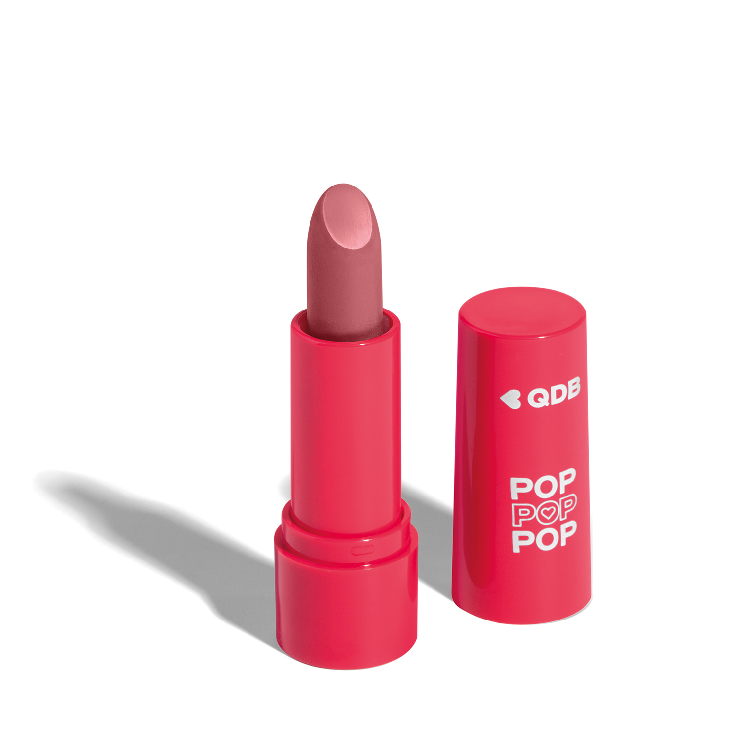 Batom Semi Mate Rosa Supremo POP Quem Disse, Berenice? 3,6g