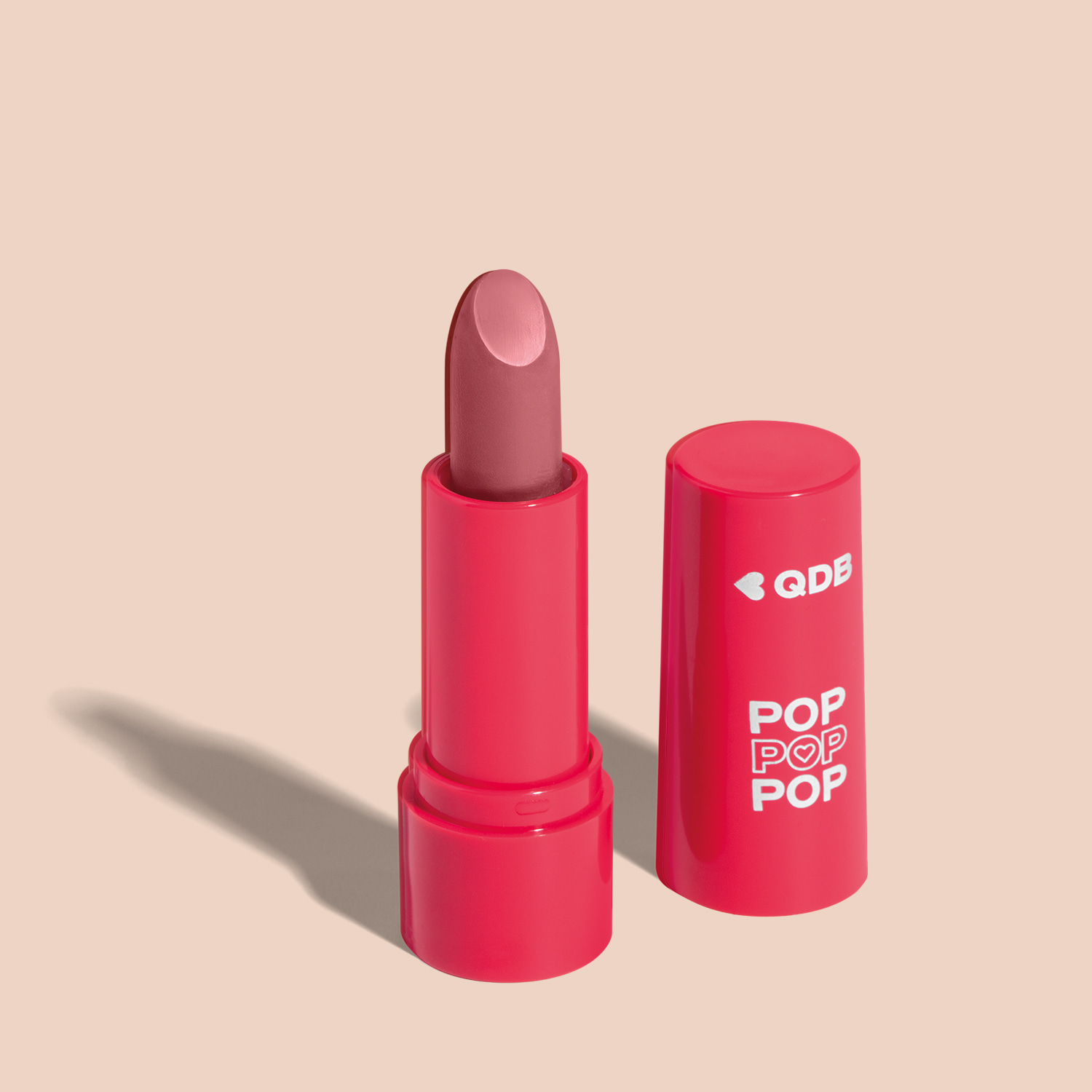 Batom Semi Mate Rosa Supremo POP Quem Disse, Berenice? 3,6g