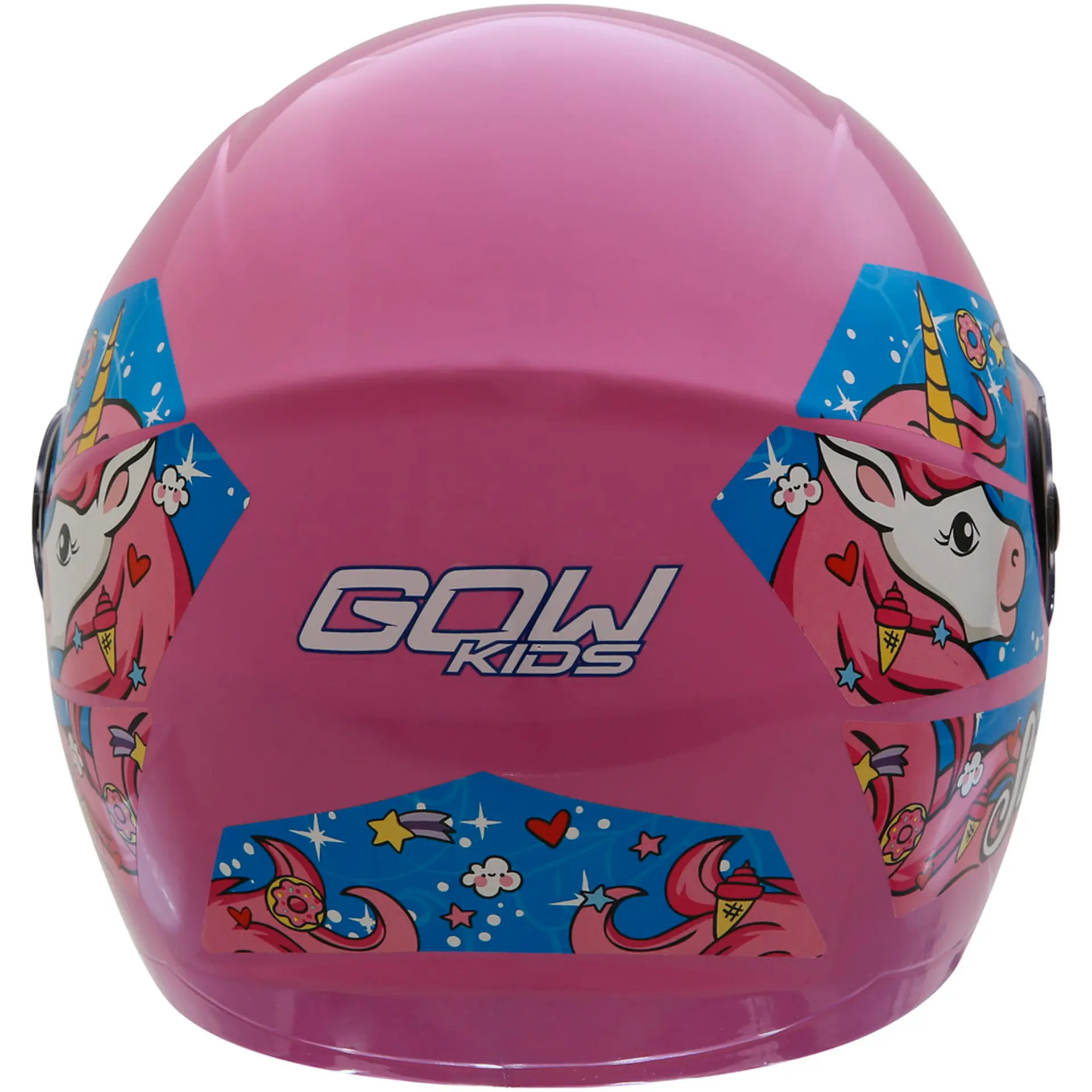 Capacete de Moto Infantil Fechado 54 Gow Sweet com IRS - Rosa