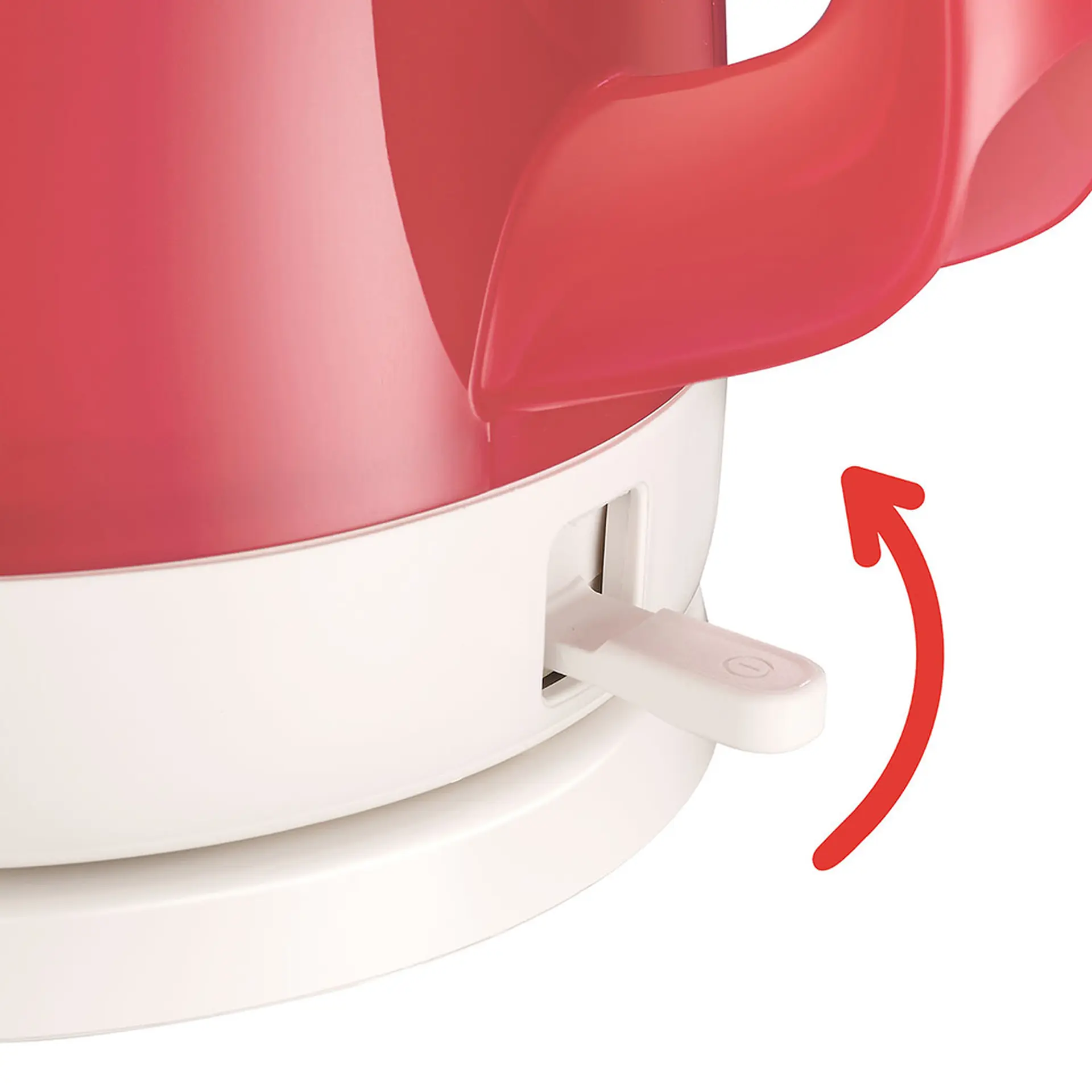 Chaleira Elétrica Arno Vision 1,5L 1500W Desligamento Automático - Vermelho/Branco - 220 Volts