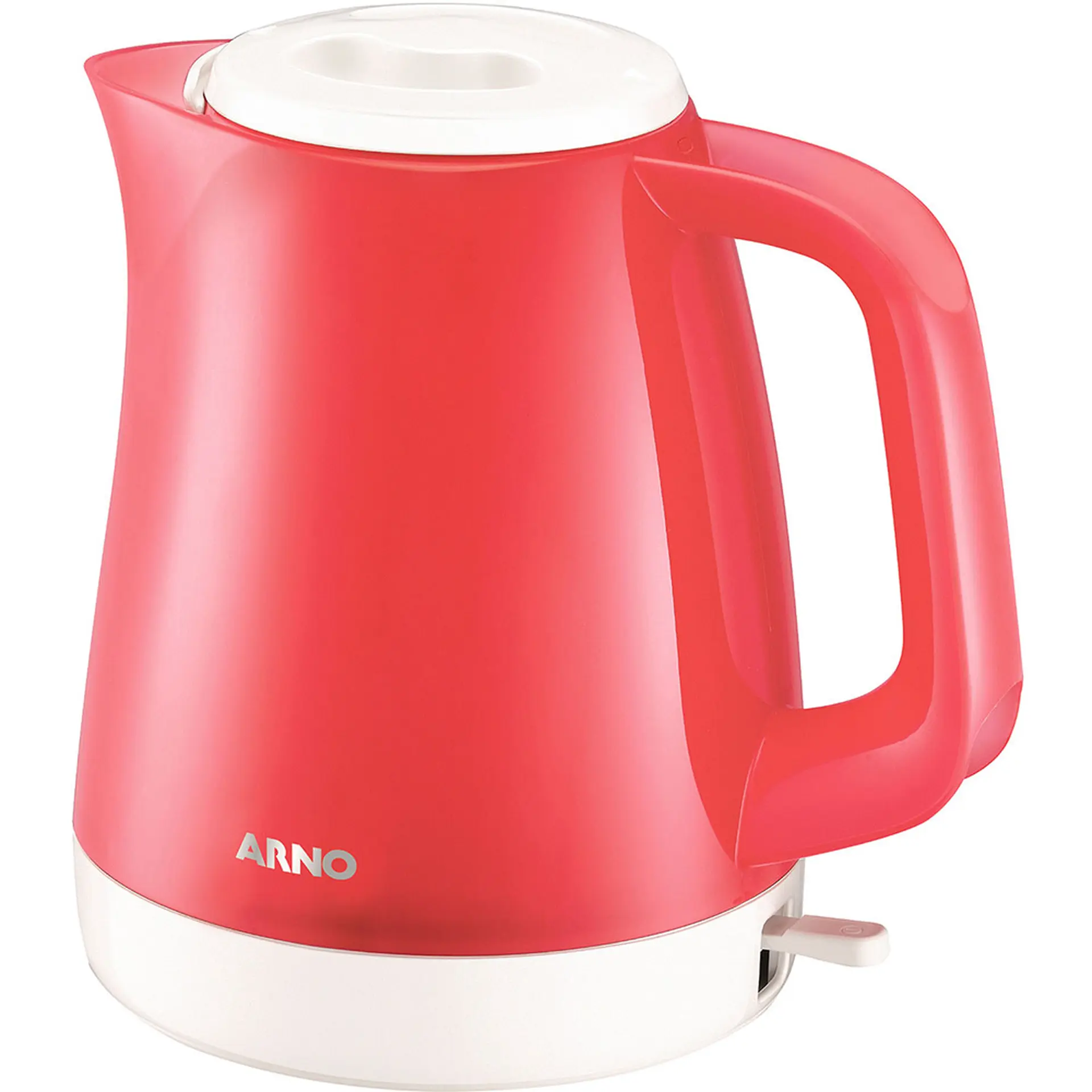 Chaleira Elétrica Arno Vision 1,5L 1500W Desligamento Automático - Vermelho/Branco - 220 Volts
