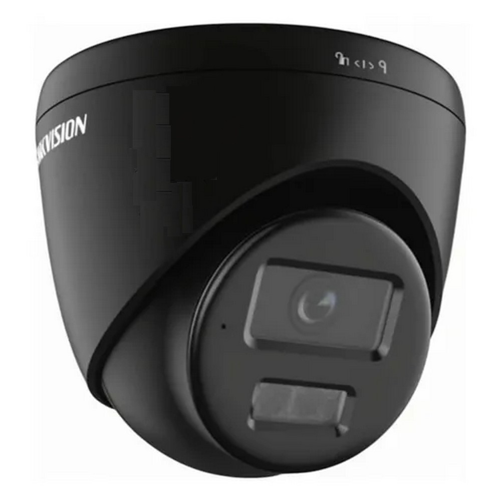Câmera CFTV IP PoE DS2CD1321G2LIUB Black Dome 2MP IR 30m 2,8mm Hikvision
