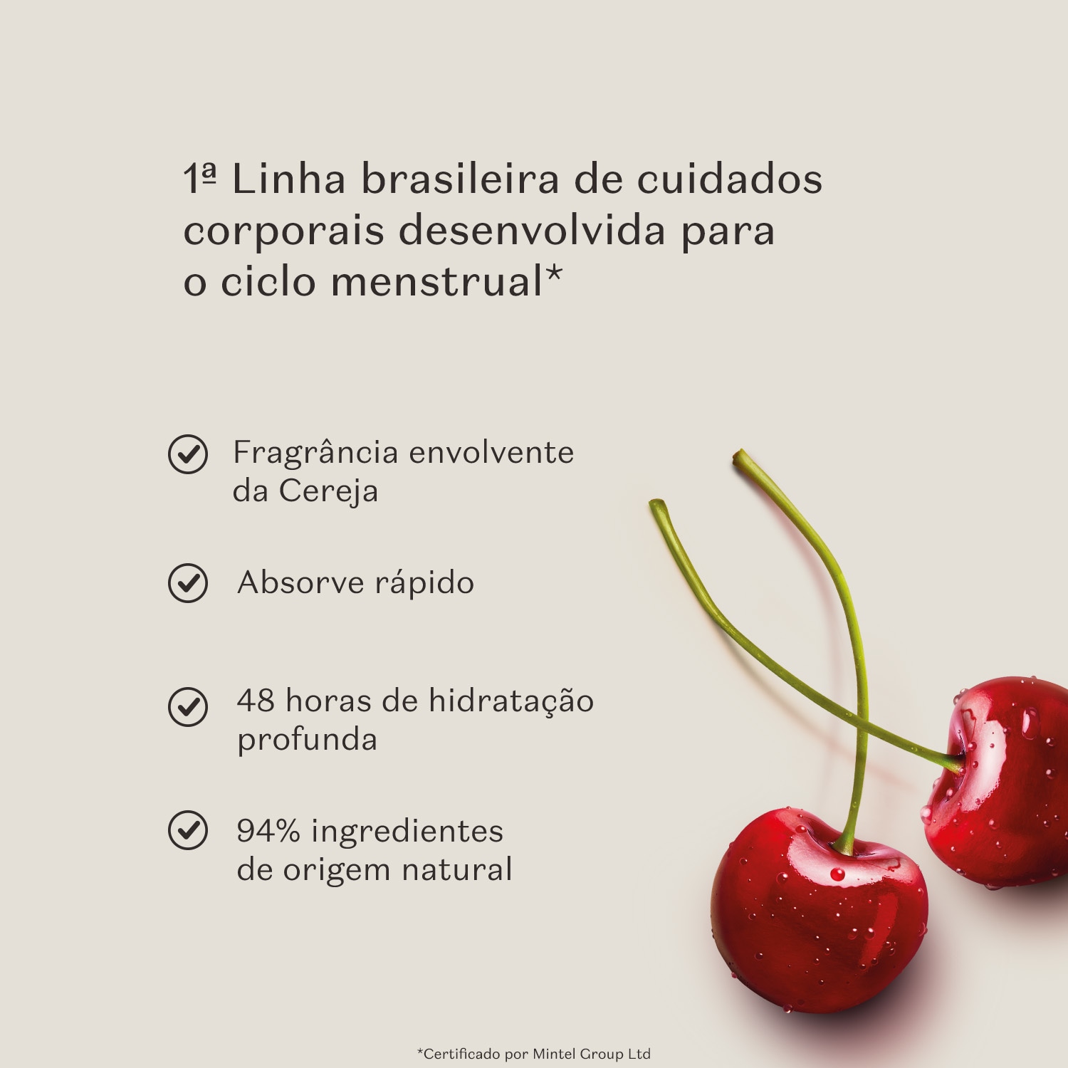 Loção Desodorante Hidratante Corporal Cuide-se Bem Cereja De Fases 400ml