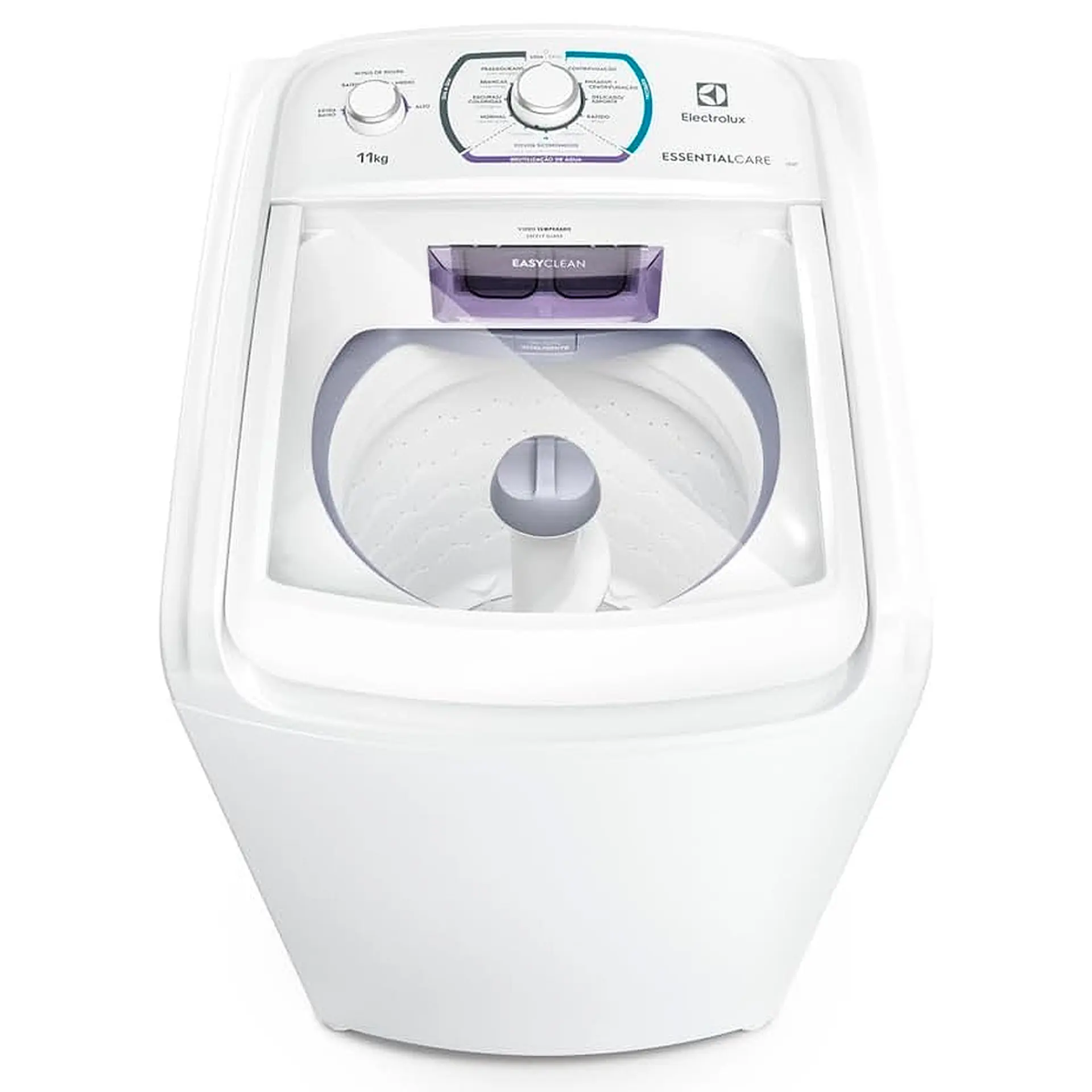 Máquina de Lavar Electrolux Essential Care 11kg Automáticat Top Load LES11 - Branco - 110 Volts
