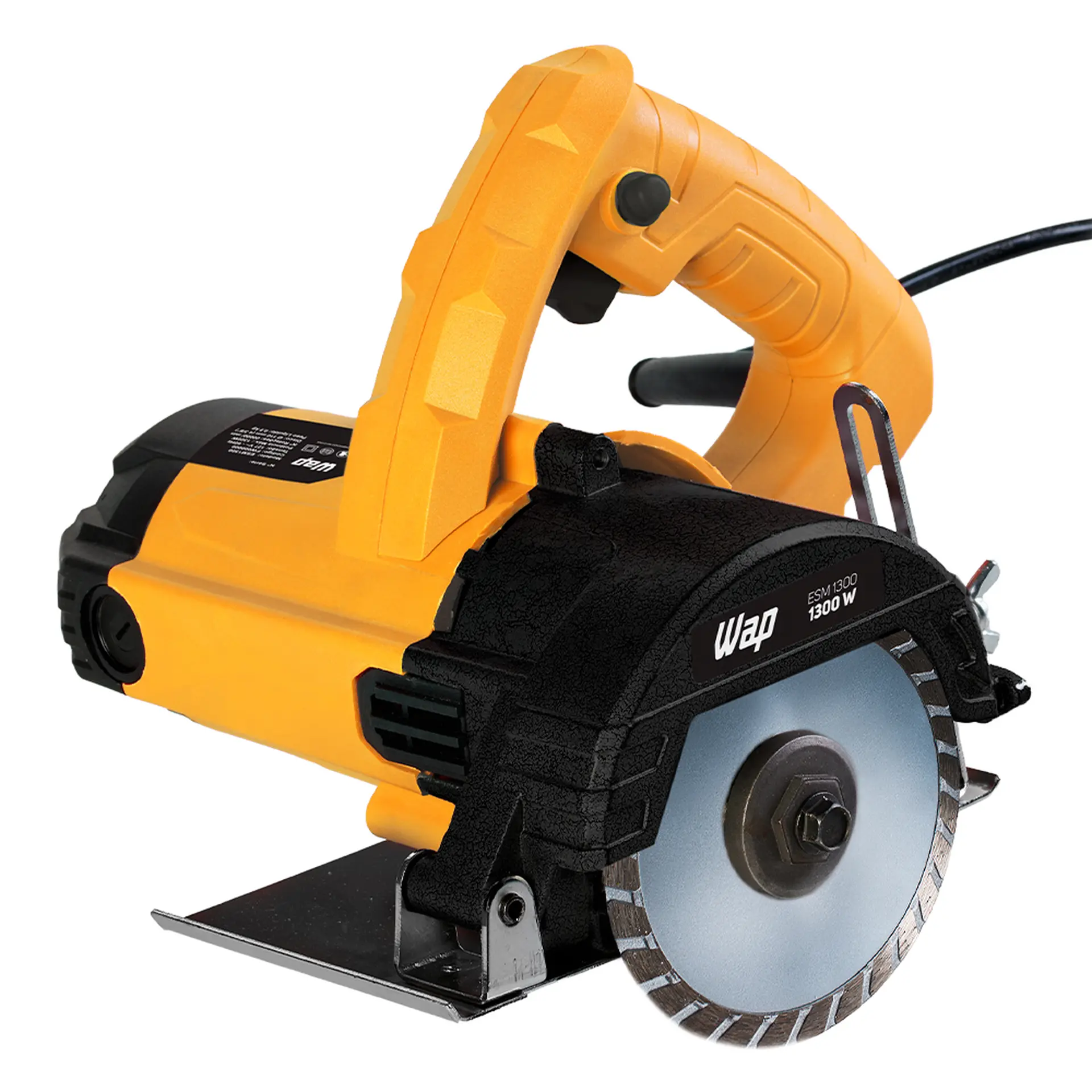 Serra Mármore Wap 4.3/8 Polegadas 1300W ESM1300 - Amarelo/Preto - 110 Volts