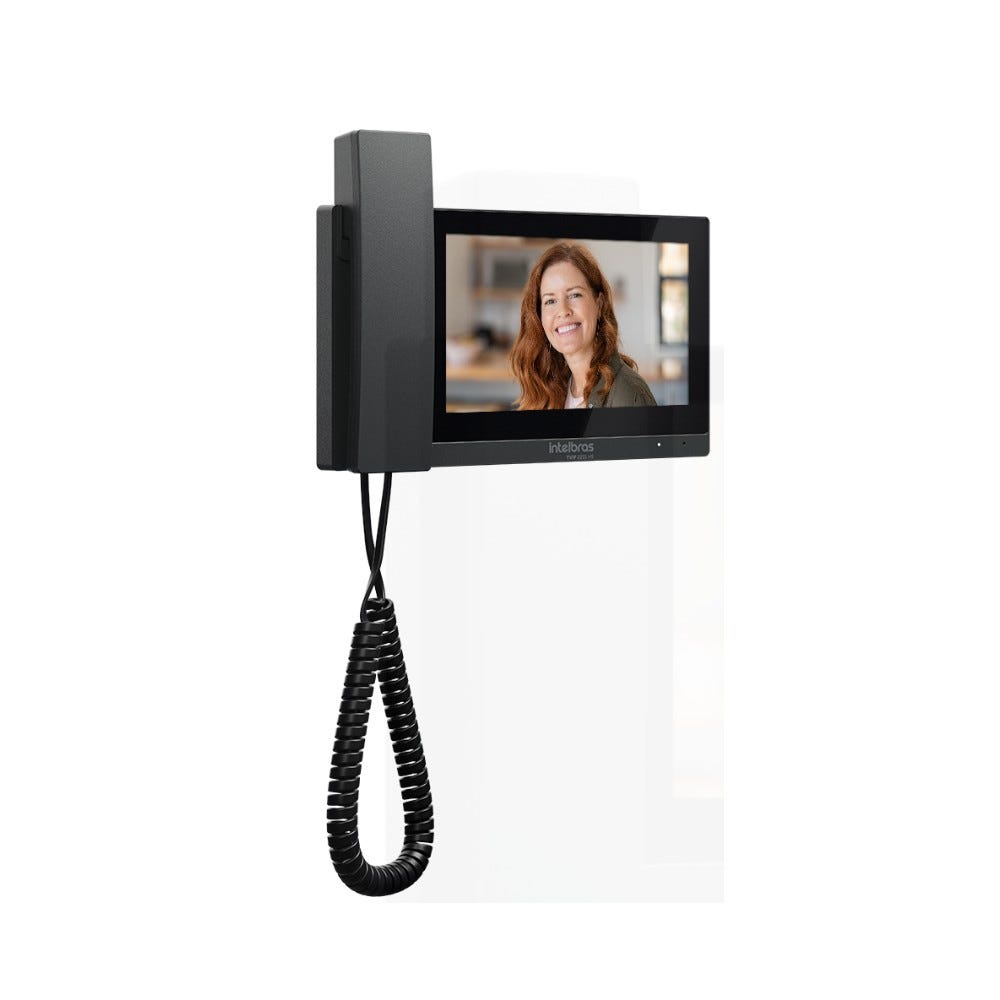 Módulo Interno de Videoporteiro IP Intelbras TVIP 2231 HS Preto