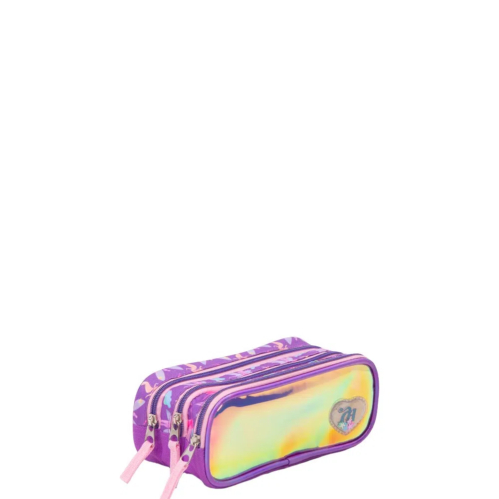 Estojo Escolar Sestini Capricho Encantada 3 Divisórias