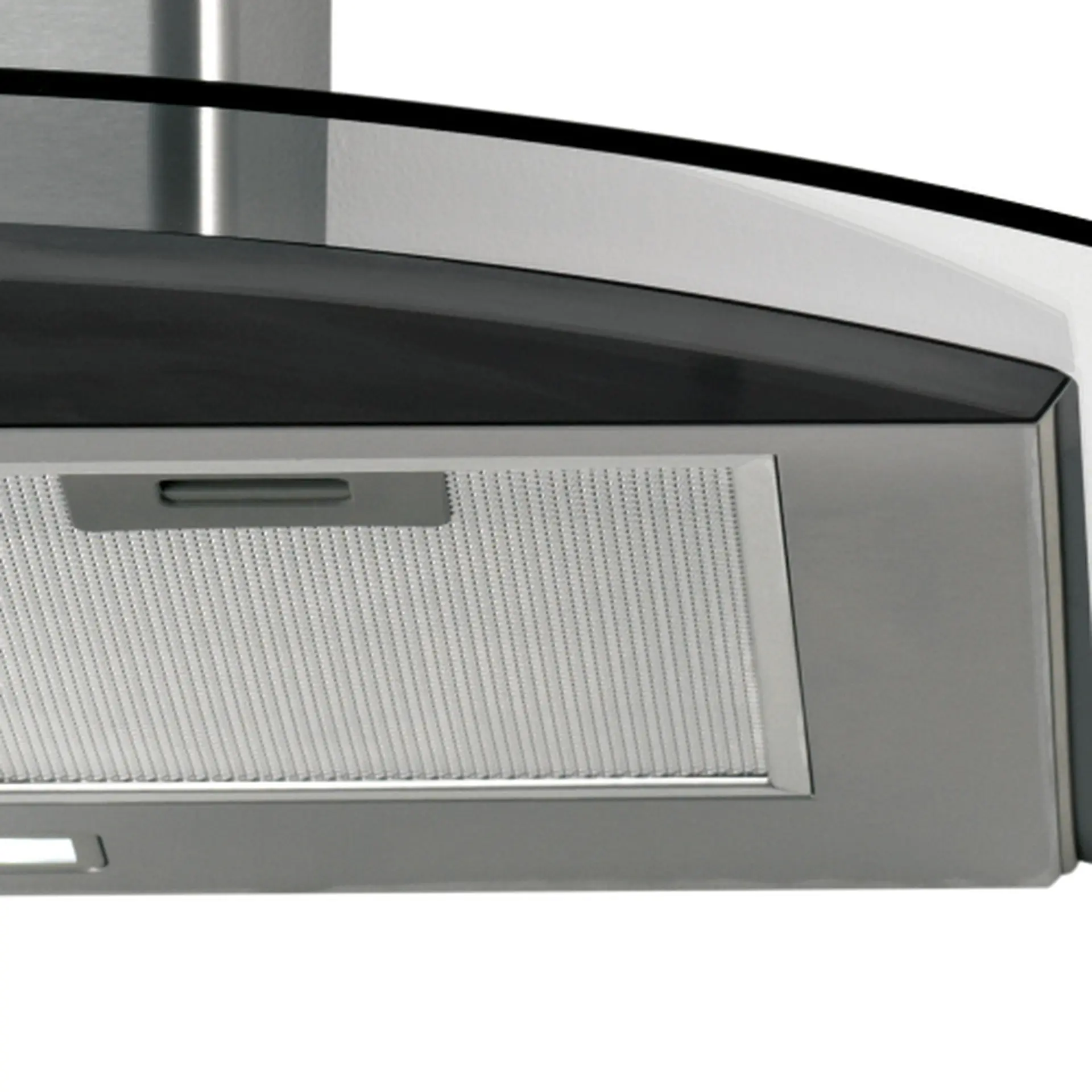 Coifa de Parede Fischer Fit 90cm 6 Bocas Vidro Curvo - Inox - 110 Volts