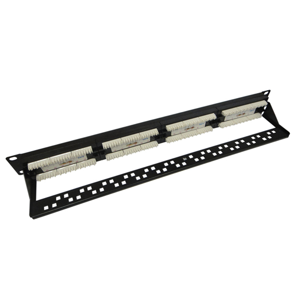 Patch Panel 24 Portas 19 Polegadas Cat.6 Seccon SecLan - WT-2178C-110-24P