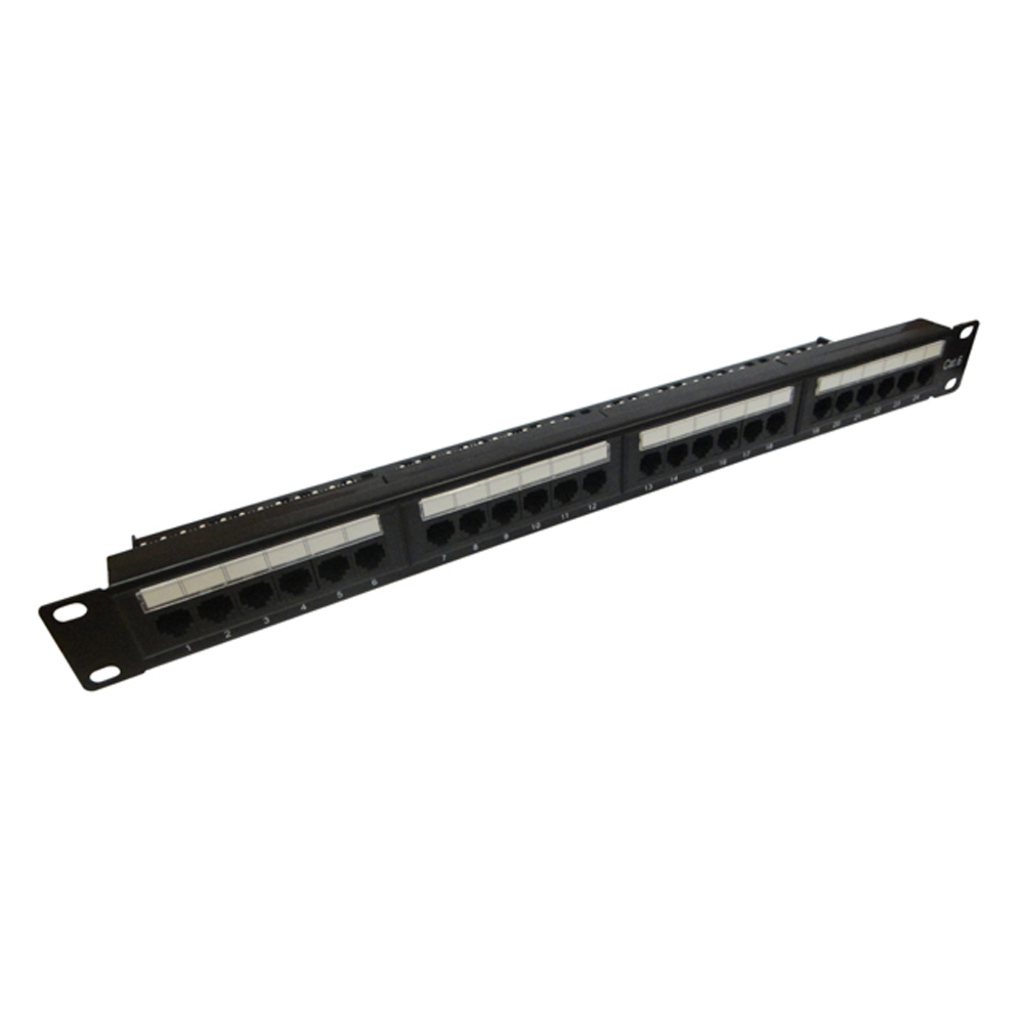 Patch Panel 24 Portas 19 Polegadas Cat.6 Seccon SecLan - WT-2178C-110-24P