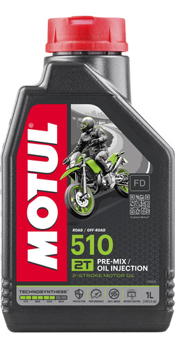 Óleo Para Motor de Moto MOTUL 510 2T 1L 104028