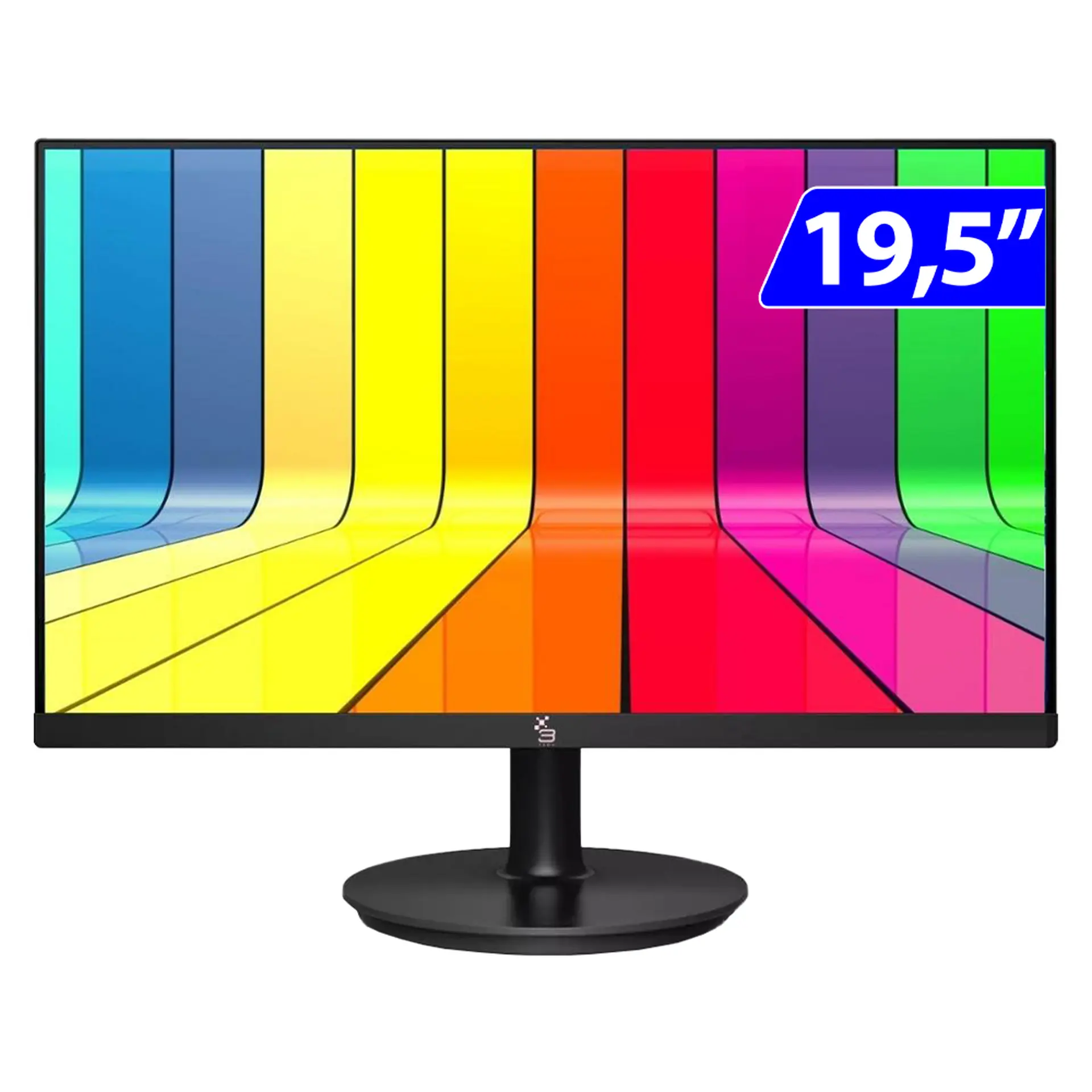 Monitor 3Green M195WHD LED 19.5" HD 75Hz HDMI VGA - Preto - Bivolt