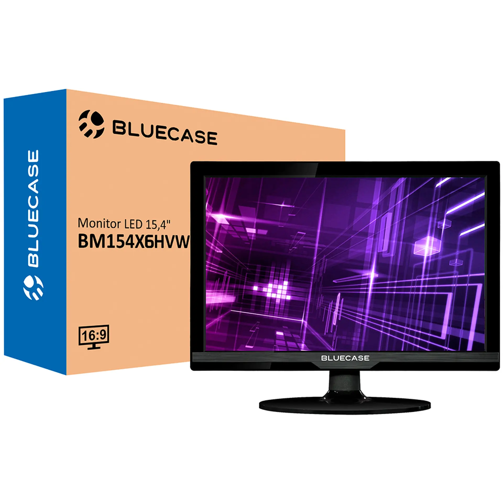 Monitor Bluecase LED 15,4" Painel TN VGA BM154X6VW - Bivolt