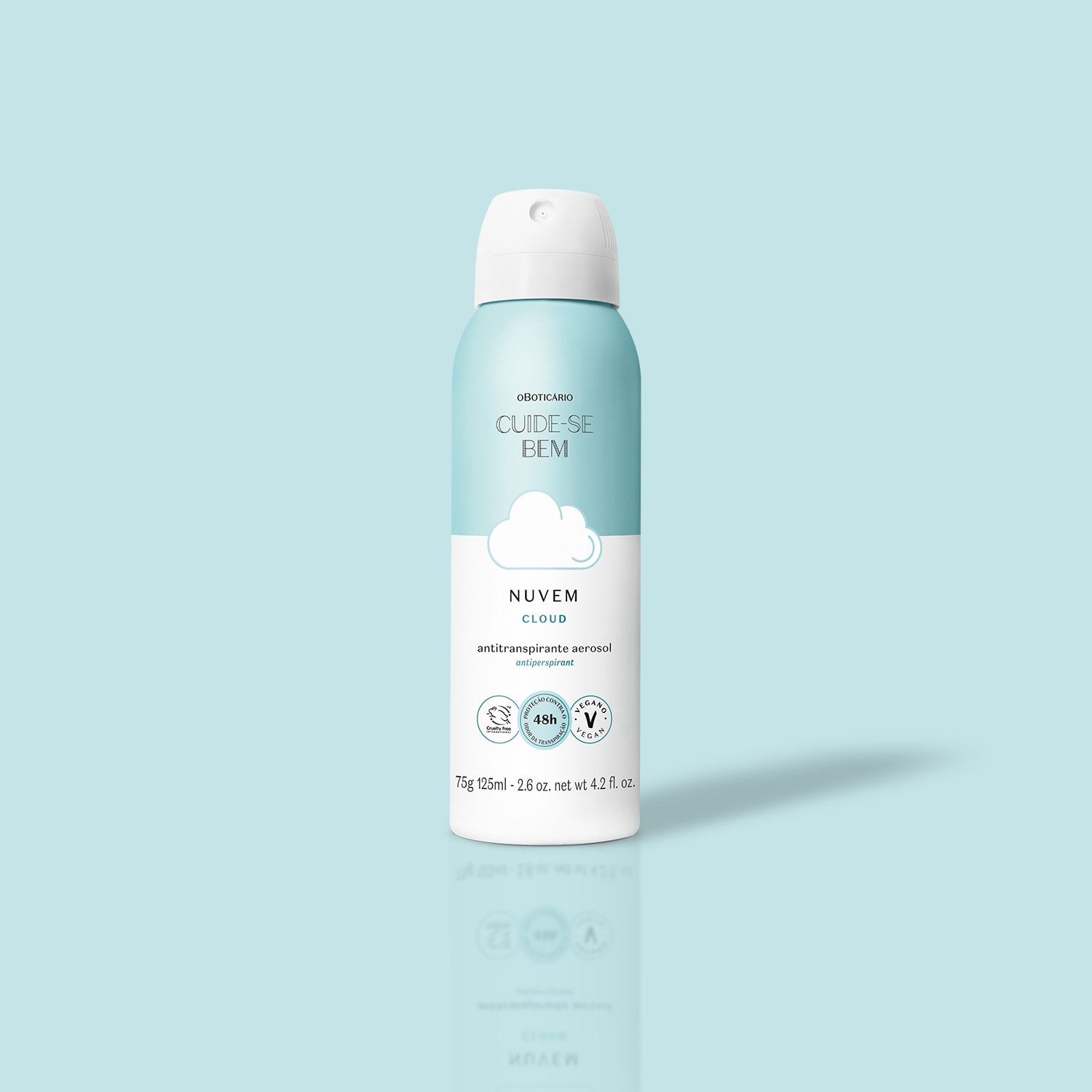 Desodorante Antitranspirante Aerosol Cuide-se Bem Nuvem 75/125ml