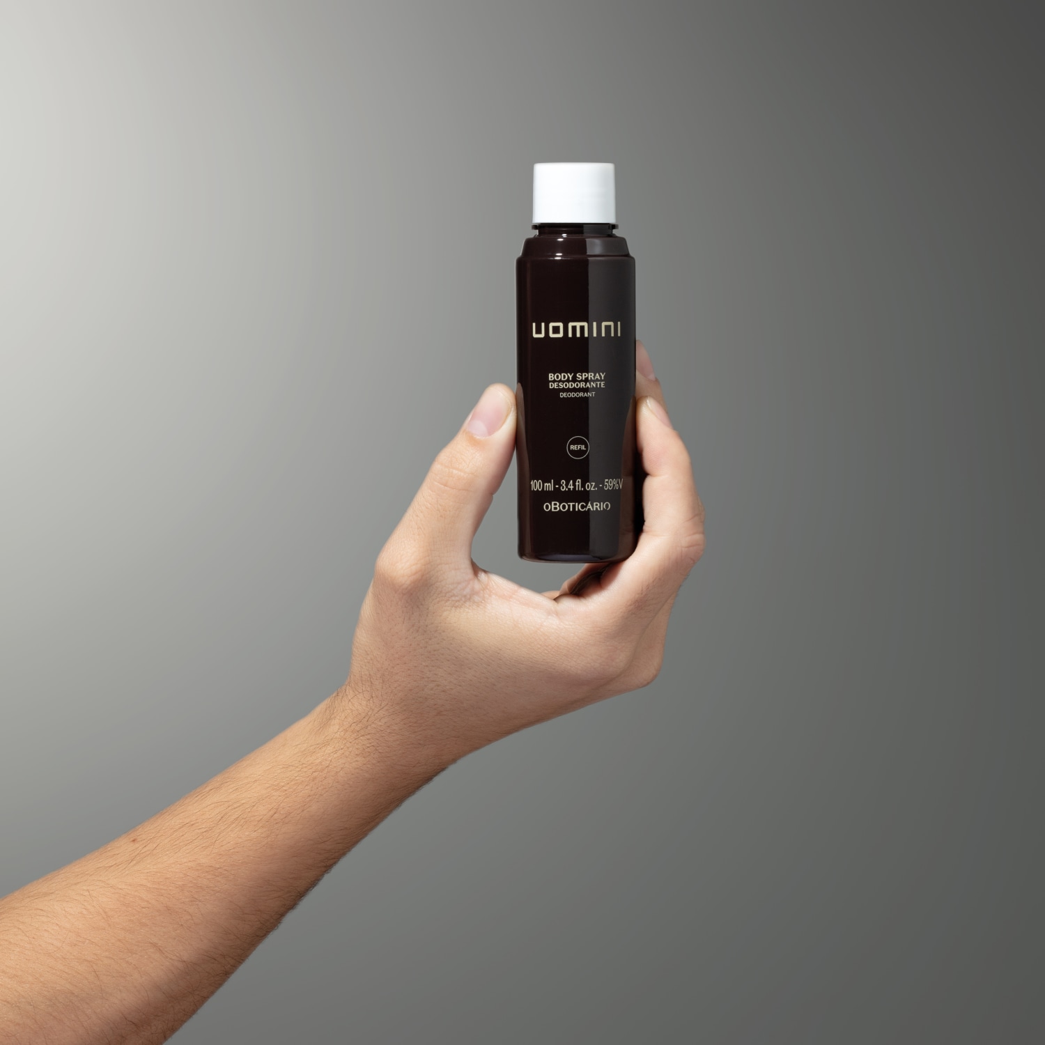 Refil Desodorante Body Spray Uomini 100ml