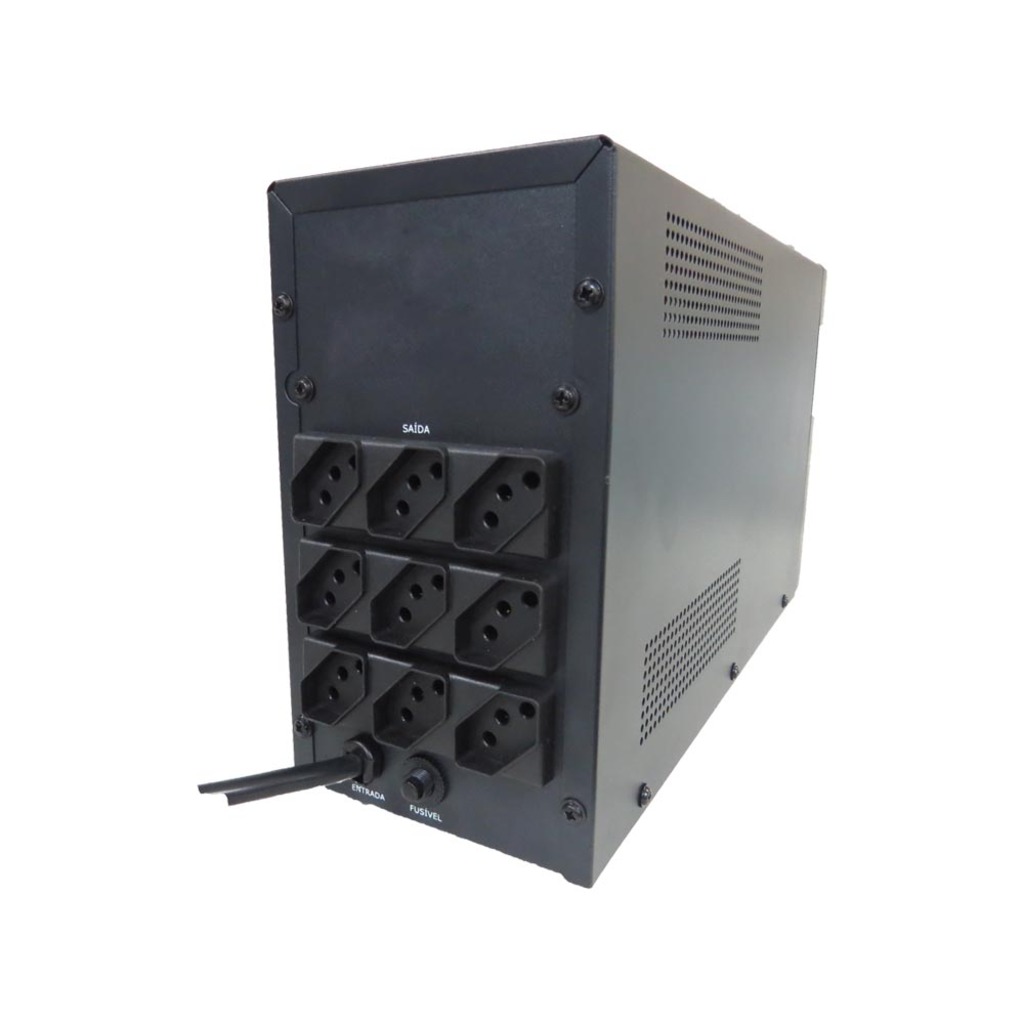 No-Break Lacerda New Orion Premium 2.0 KVA Entrada Bivolt e Saída 115V 2 Baterias 9 Tomadas - 010202111-X19