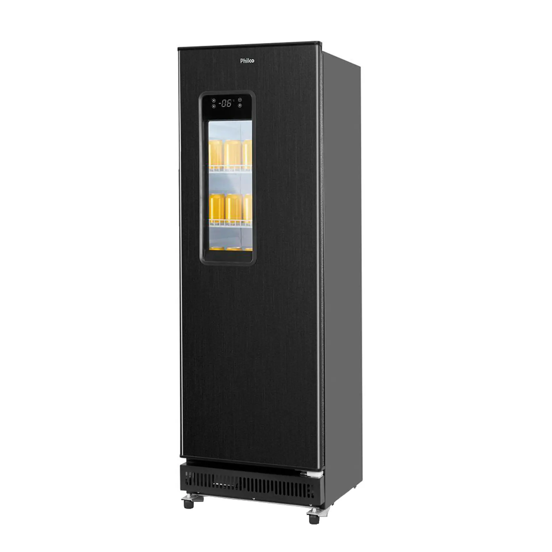 Cervejeira Philco 250L Controle Digital PCV25A - Black Inox - 220 Volts