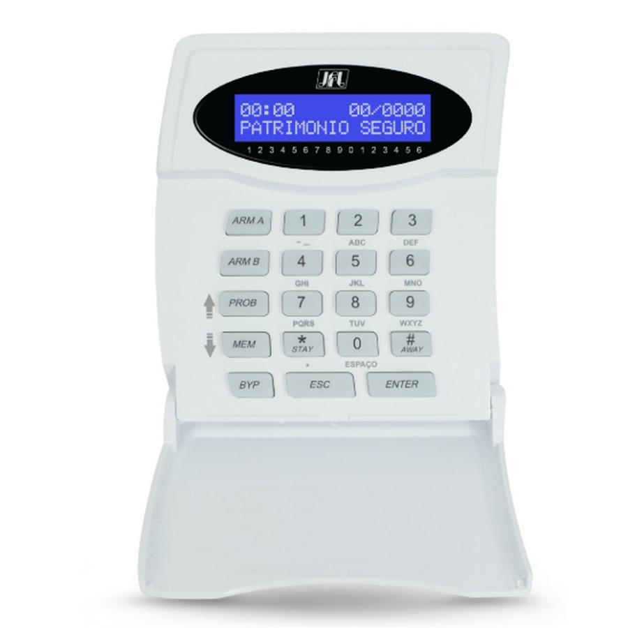 Teclado para Central de Alarme Tela LCD 16 Colunas 2 Linhas JFL TEC 300 31257