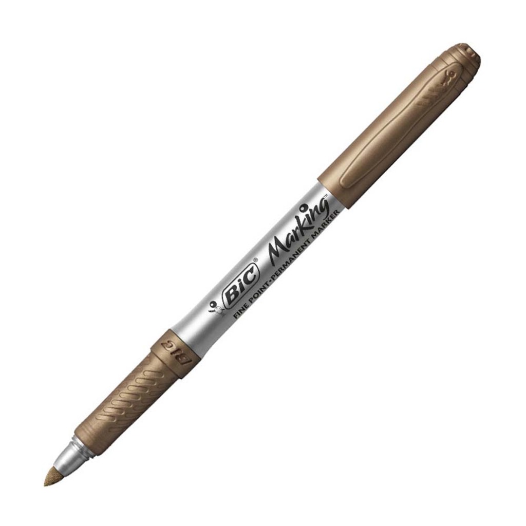 Caneta Marcador Permanente 1,1mm Bronze Metálico Vendido Unitário - Bic - 971034