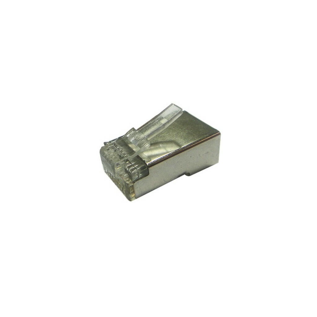 Conector RJ45 Seccon SecLan Macho 8x8 Cat.5 Blindado - CY-7014 - Pacote com 100 unidades
