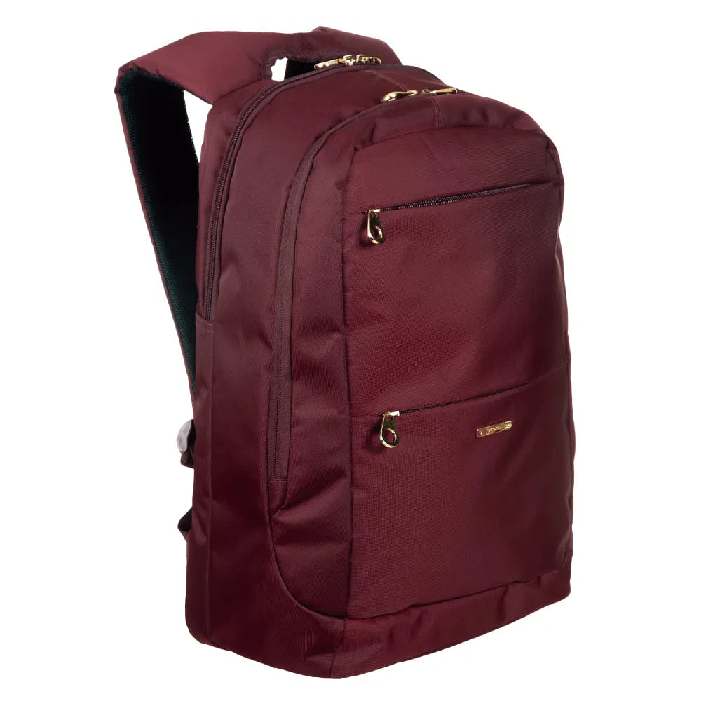 Mochila de Costa Sestini Grande 2 Compartimentos Safe Vinho Grande