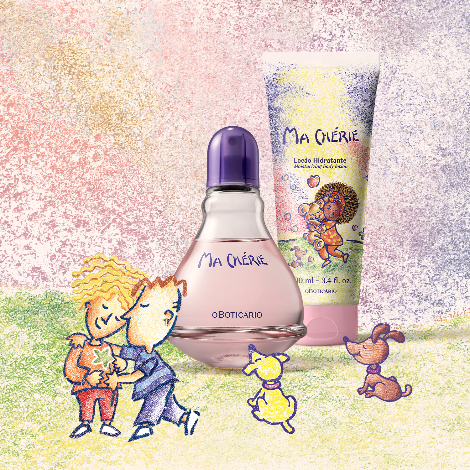 Loção Desodorante Hidratante Ma Chérie 200ml