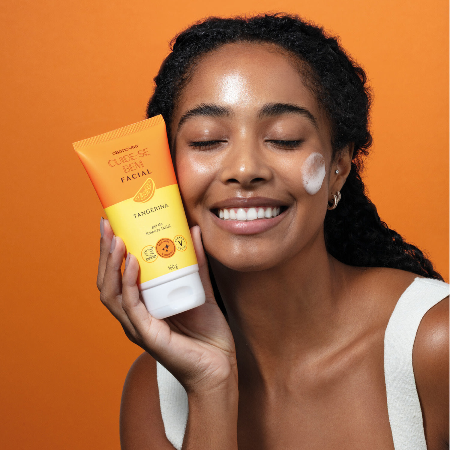 Gel de Limpeza Facial Cuide-se Bem Feira Tangerina 150g