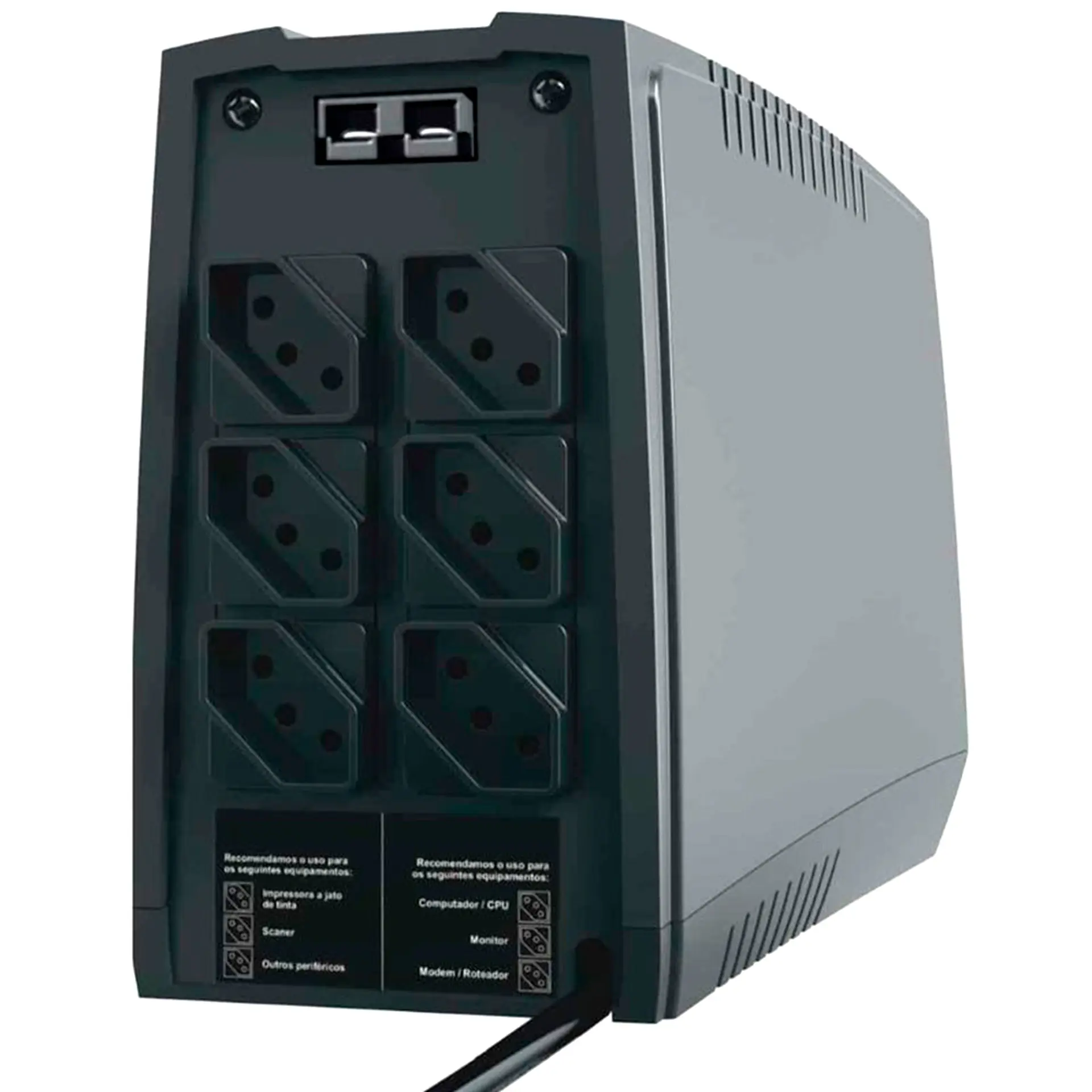 Nobreak TS Shara Compact Xpro 1000 VA 6 Tomadas Filtro de Linha 4528 - Preto - Bivolt