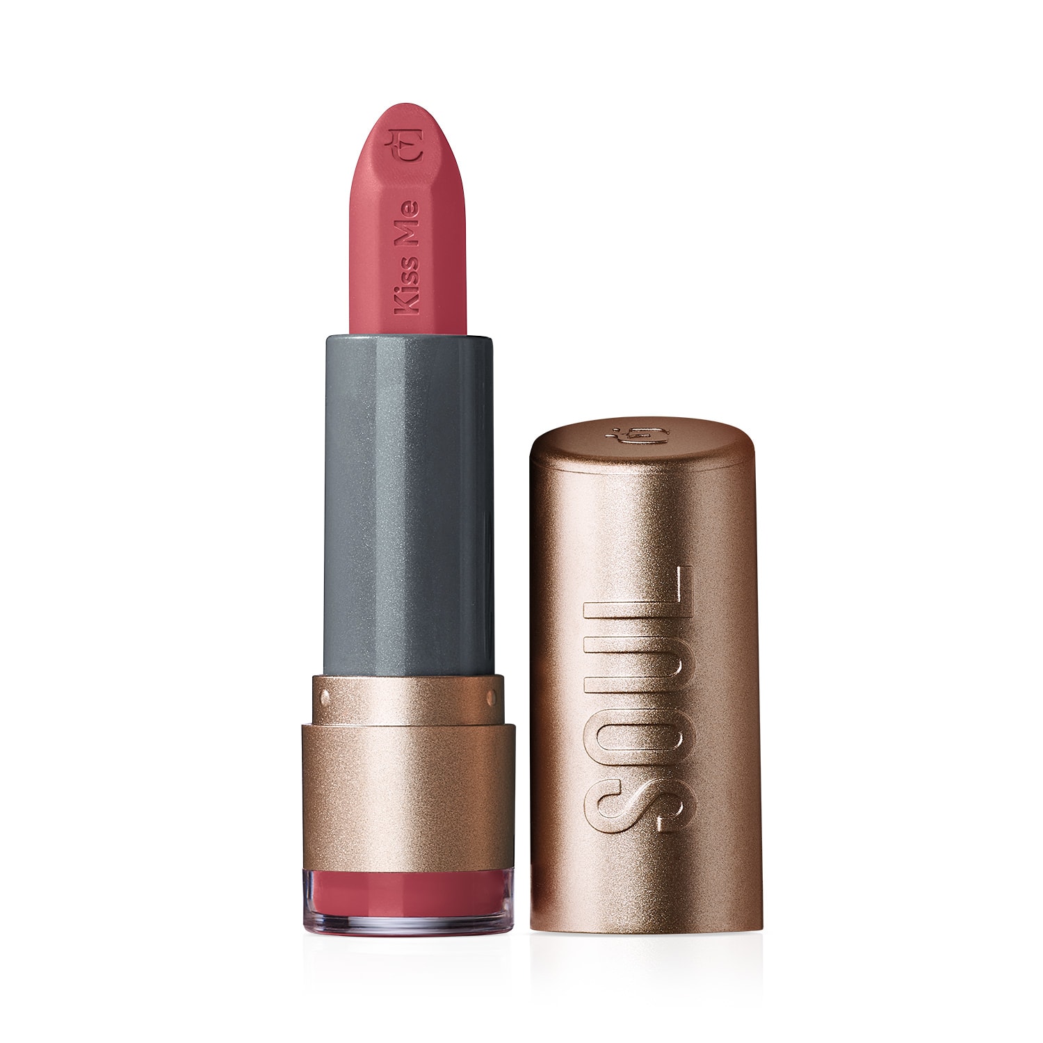 Batom Mate Rosa Pink Nude SOUL Kiss Me 3,7g