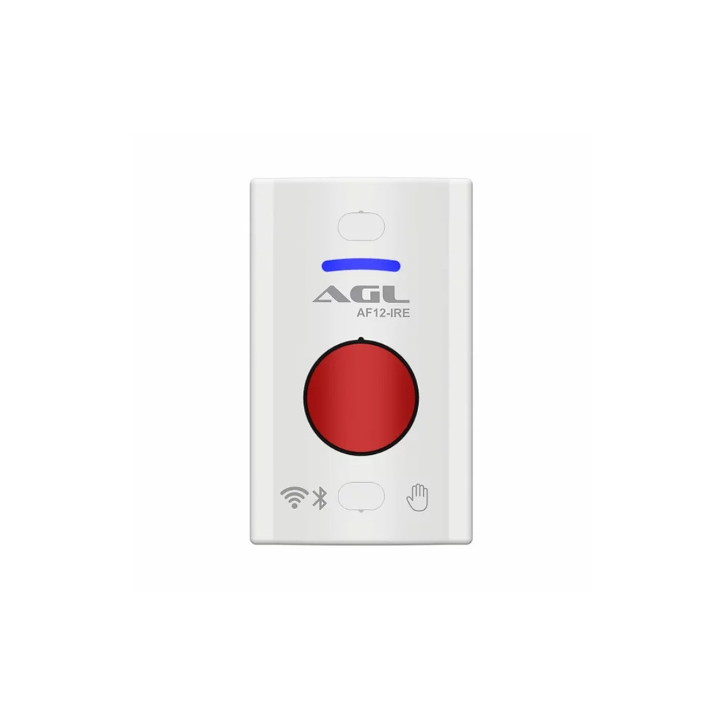 Botoeira de Proximidade Embutir 4x2 de Plástico WI-FI Bluetooth AGL 1106125 Alexa, Siri e Google Assistente