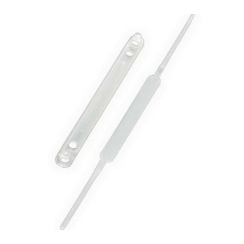 Grampos Trilho Plástico Branco ACC 50 Unidades - 9.32.18.44-3