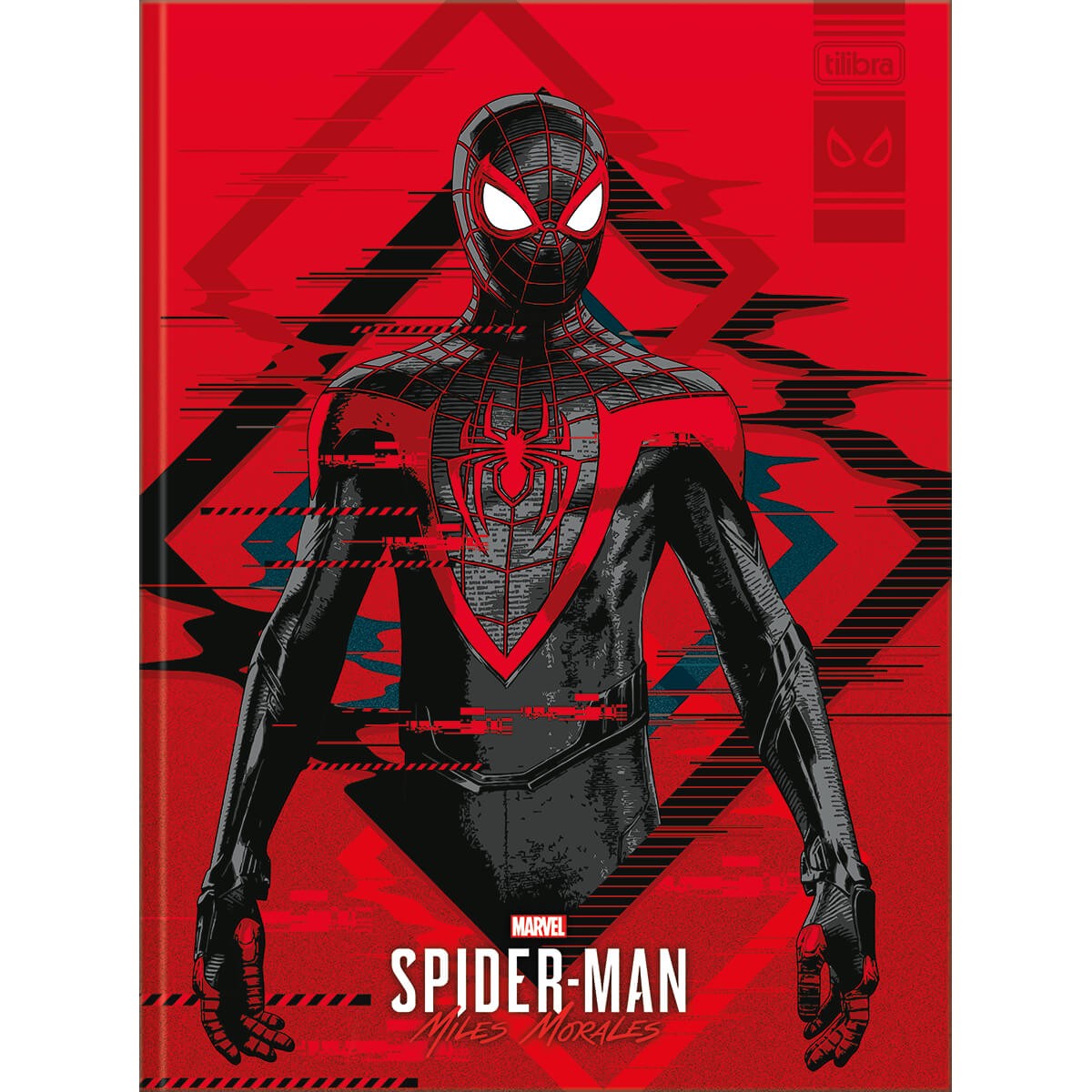 Caderno Brochura Tilibra Capa Dura Spider Game 80 Folhas Sortido
