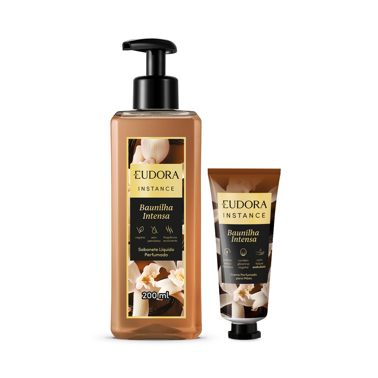 Combo Instance Baunilha Intensa: Creme para Mãos 30g + Sabonete Líquido 200ml