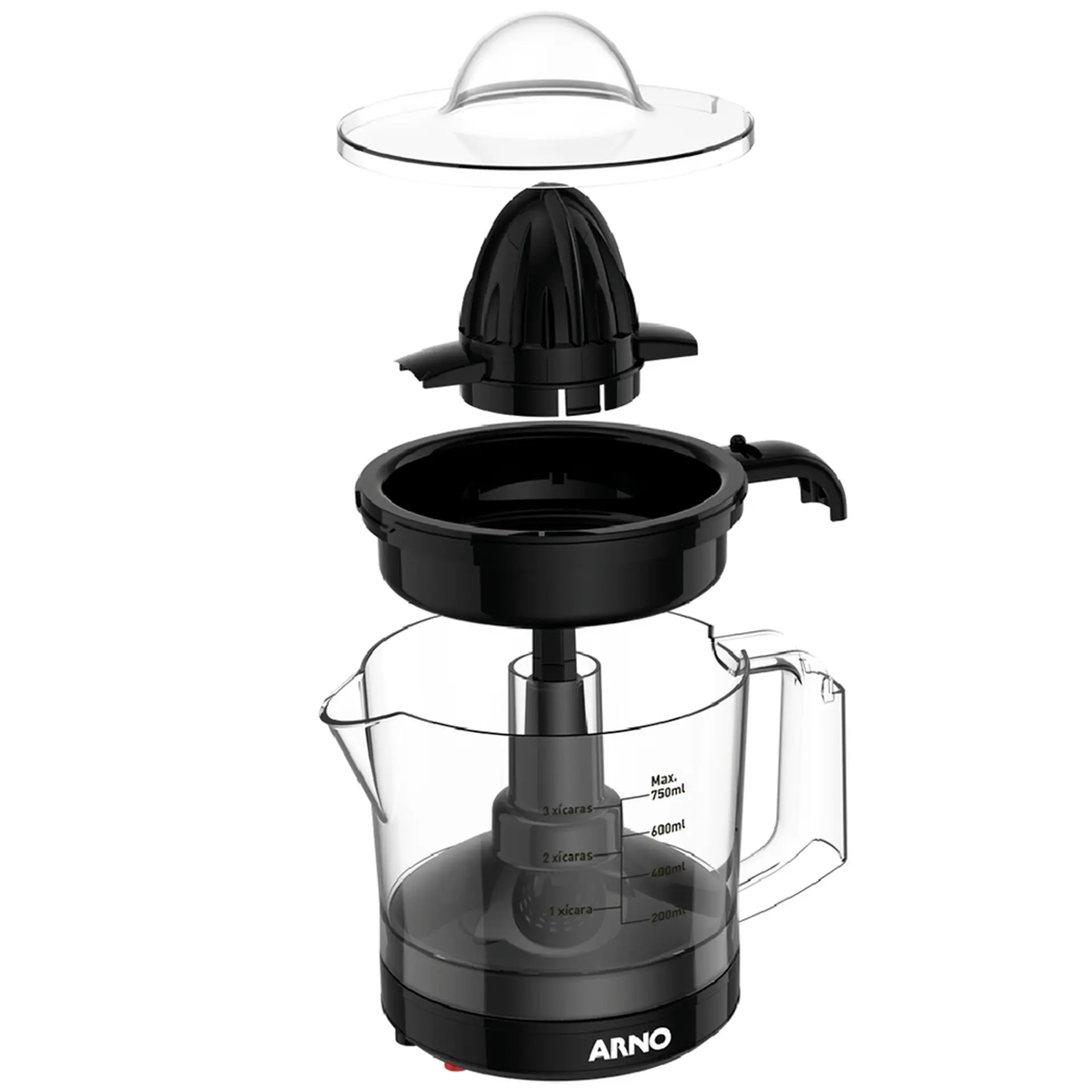 Espremedor de Frutas Arno Suco Express CP31/32 0,75L 40W - Preto - 220 Volts