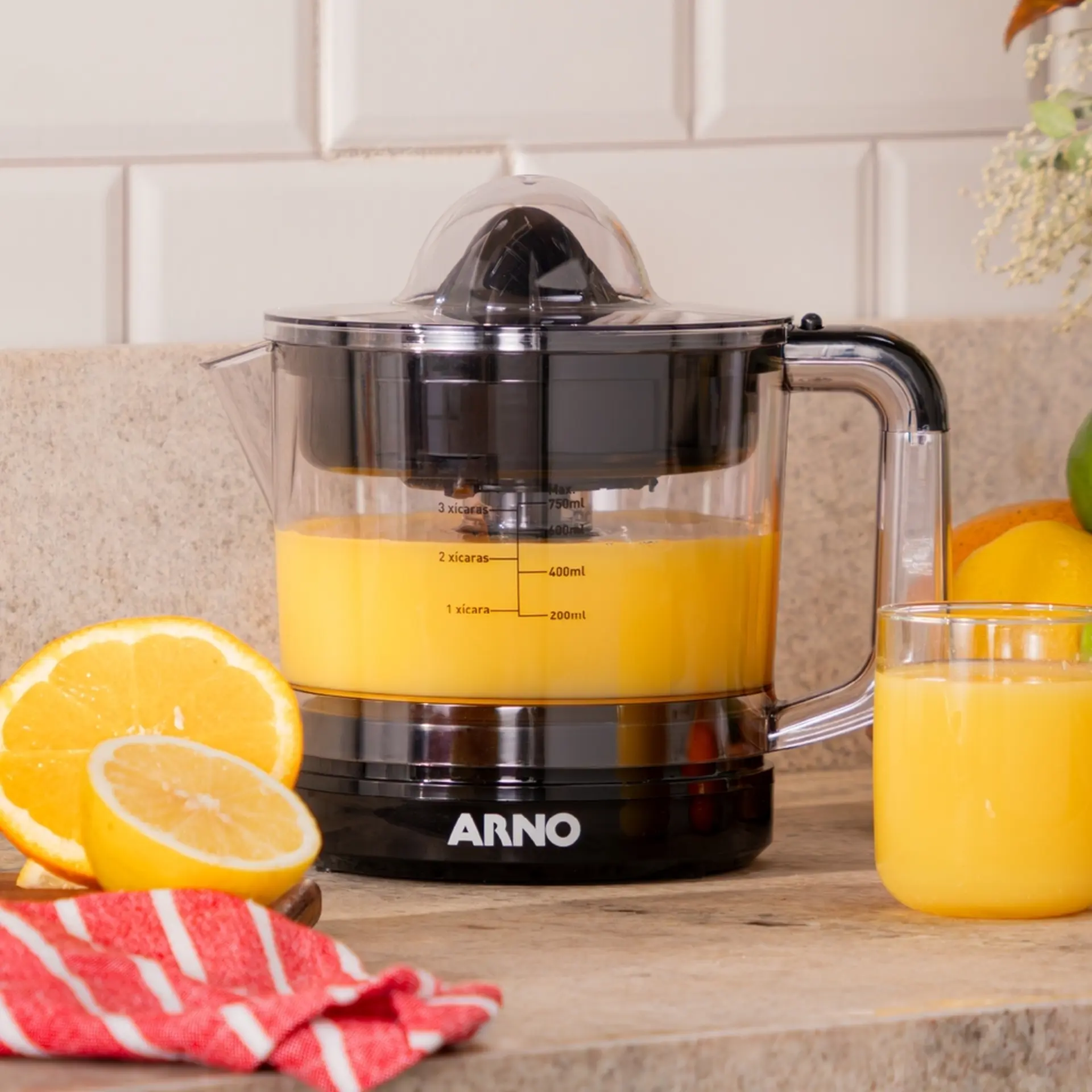 Espremedor de Frutas Arno Suco Express CP31/32 0,75L 40W - Preto - 220 Volts