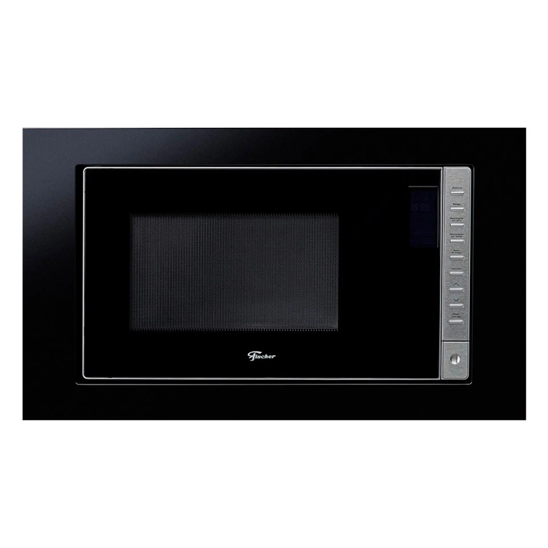 Micro-Ondas de Embutir Fischer Fit Line 25L 900W Descongelamento por Peso - Preto - 110 Volts