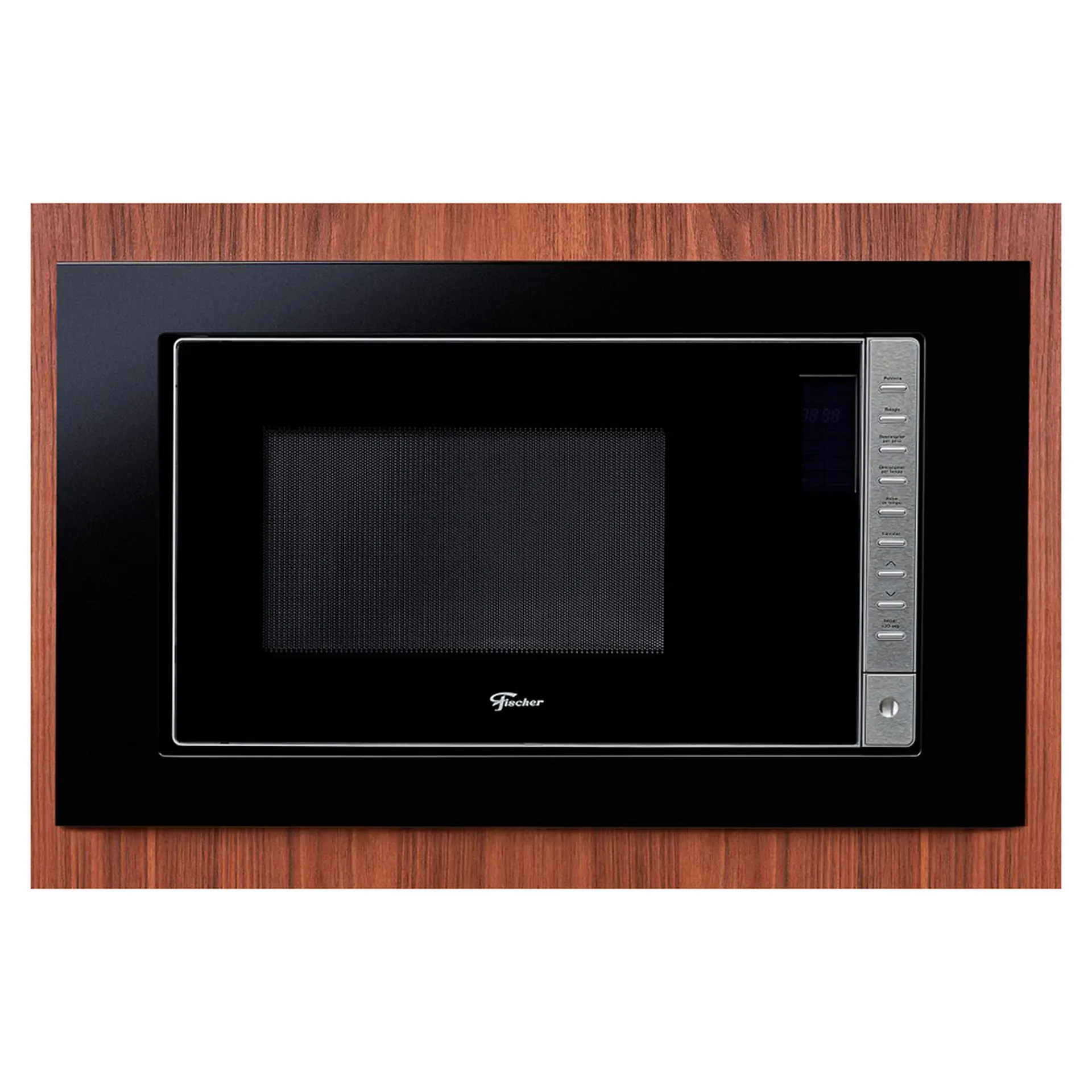 Micro-Ondas de Embutir Fischer Fit Line 25L 900W Descongelamento por Peso - Preto - 110 Volts