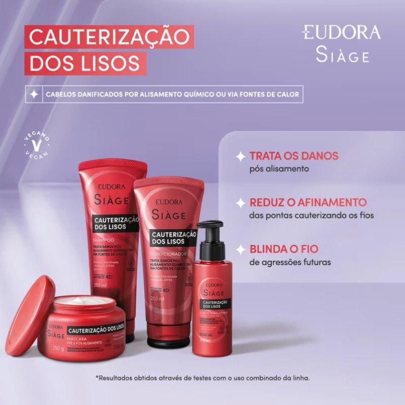 Condicionador Siàge Cauterização dos Lisos 200ml Eudora