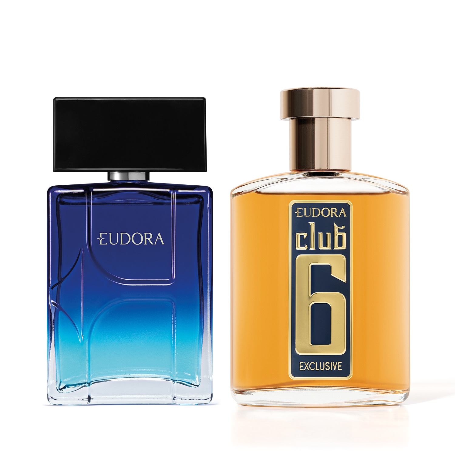 Combo Desodorante Colônia: Eudora H Flow Desodorante Colônia 100ml + Club 6 Exclusive Desodorante Colônia 95ml