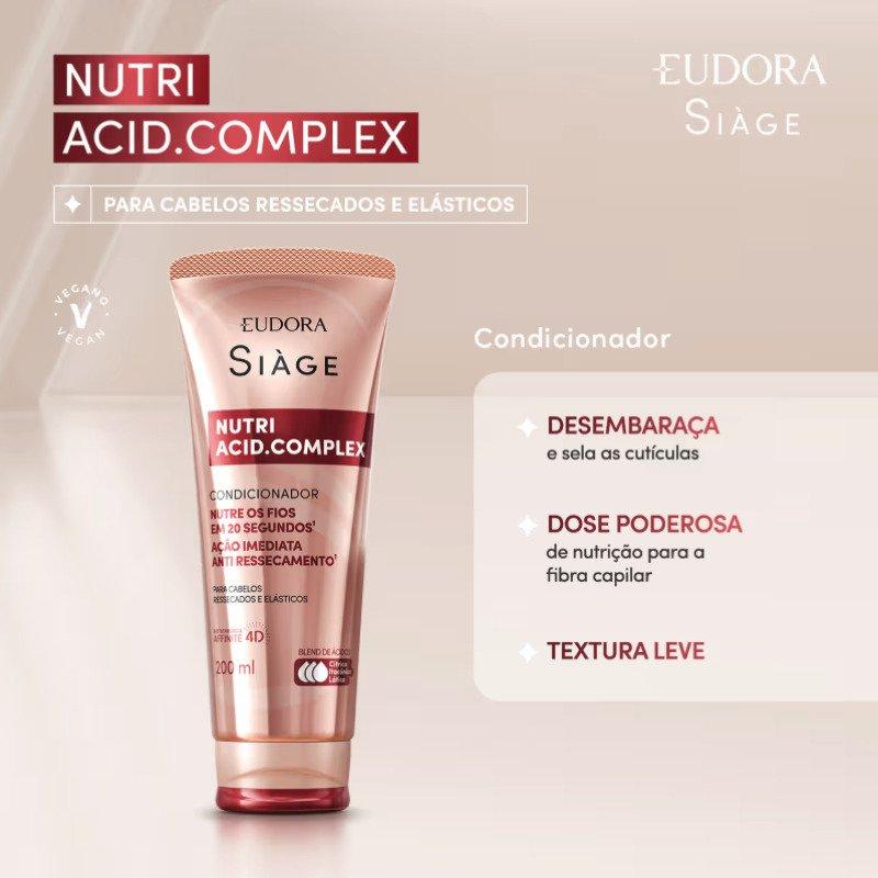 Condicionador Siàge Nutri Acid.Complex 200ml Eudora