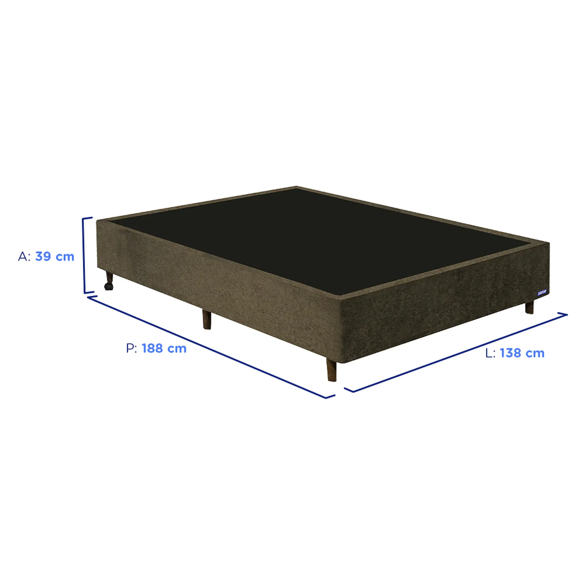 Colchão Cama Box Gazin Espuma Casal Misto Duo Extra 138x188