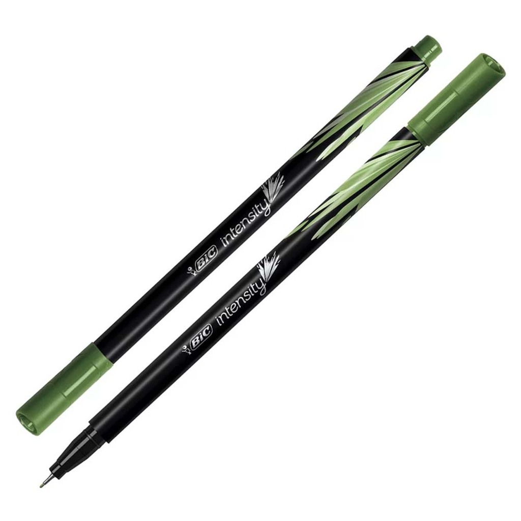 Caneta Hidrográfica 0.4mm Intensity Verde Militar Vendido Untário - Bic - 971020