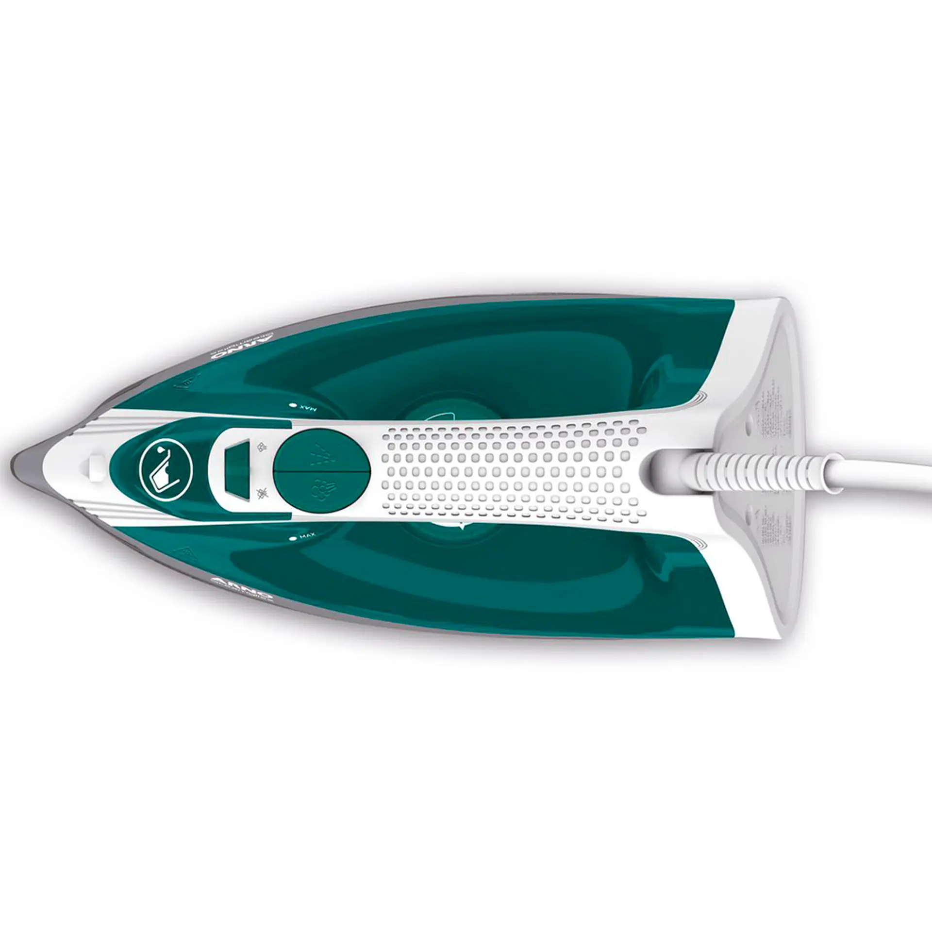Ferro de Passar a Vapor Arno Steamgliss Base Antiaderente FSGP 1200W - Verde - 110 Volts