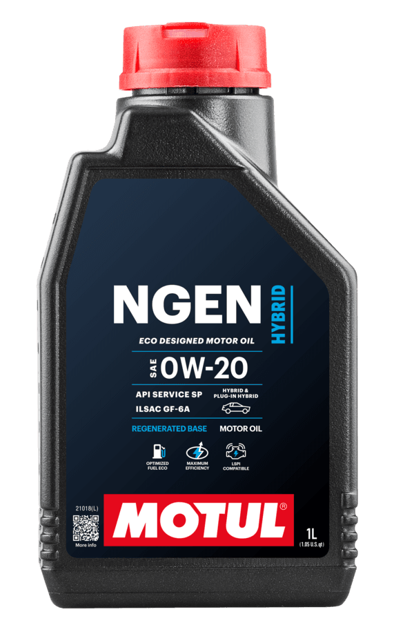 Óleo Para Motor de Carro MOTUL NGEN HYBRID 0W-20 1L 111898